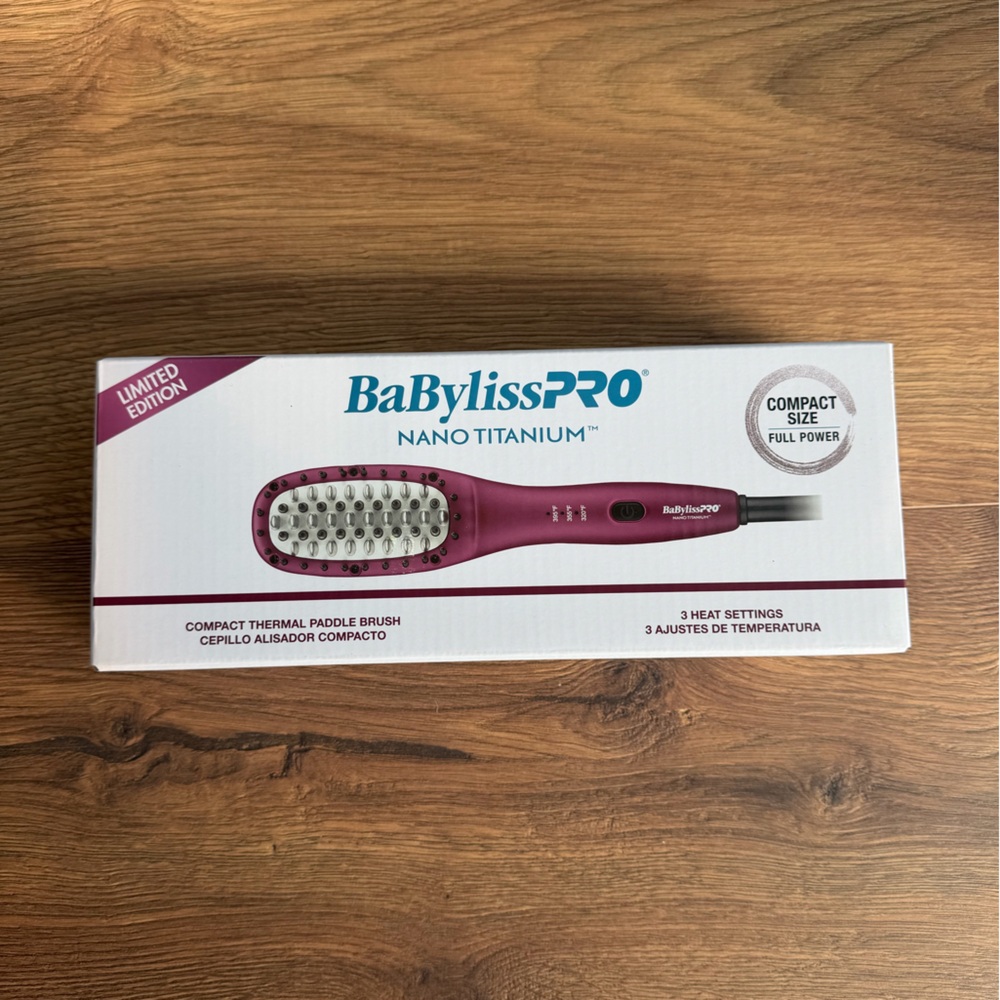 BaBylissPRO Nano Titanium Hair Brush - Pink